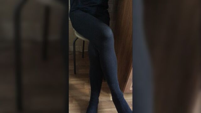 Sex with a woman in pantyhose