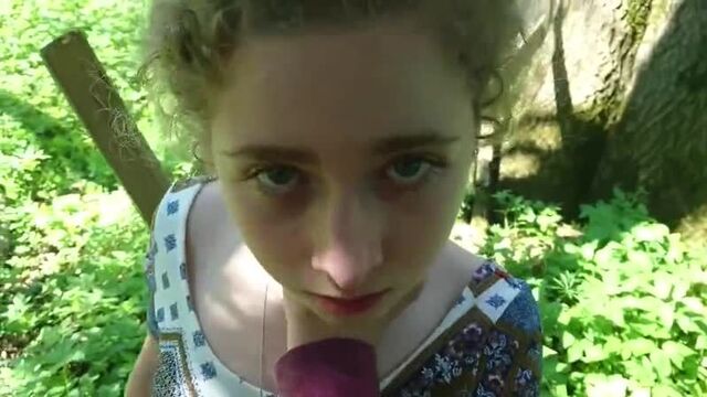 A schoolgirl was caught in the park and fucked in the bushes ( Porn sex anal in tight ass porn star parody in Moscow young young schoolgirl
