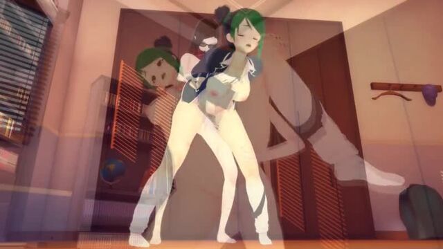 (3D HENTAI) (FUTA) (JBA) LISA LISA X JOLYNE KUJO