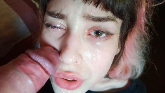 FUCKING IN THE THROAT AND SMASHING DROEL OVER THE FACE [Throat blowjob porn homemade hard deep throat sperm cumshot fucking in mouth fucking fucking dick