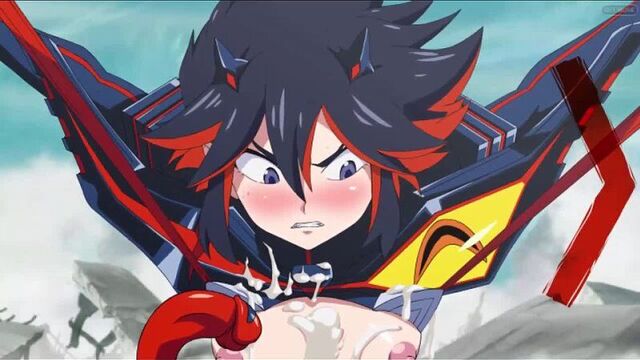 Tentacles fuck all the holes of the immobilized baby