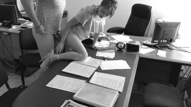 I recorded on a hidden camera how I FUCKED MY NEW SECRETARY